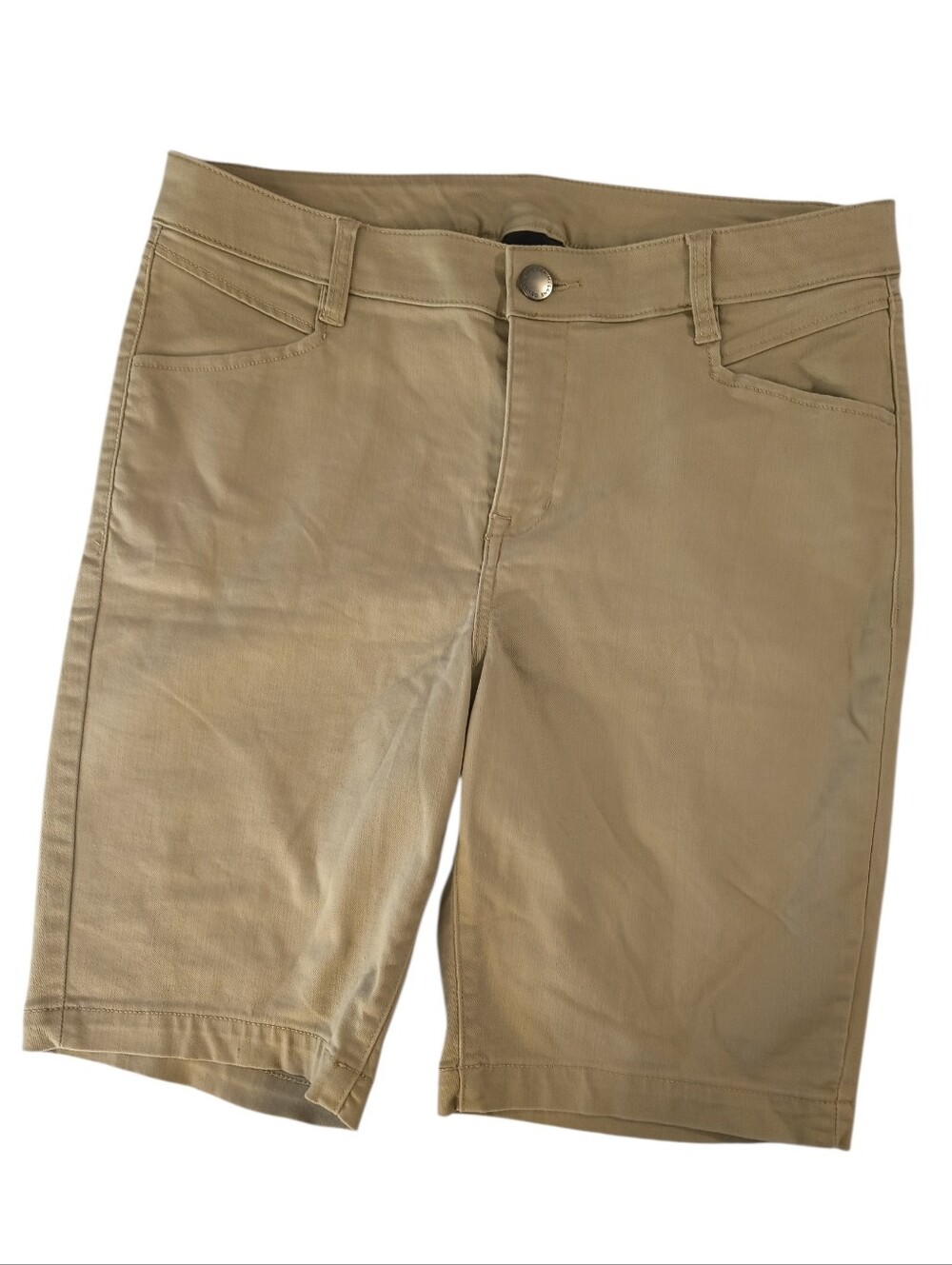 Lany Bryant Tan Khaki Bermuda Shorts Size 14